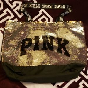 Pink sequin nite bag